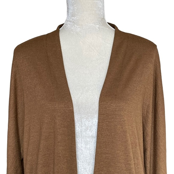 Catherine Malandrino Women’s Open Front Slouchy Cardigan Size S Front Pockets - Picture 2 of 8